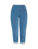 Cool-ing Crop Boyfriend Denim