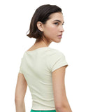 Corset-style Ribbed Top