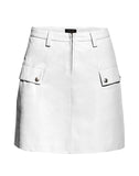 Curve Jameson Recycled Leather Skirt