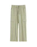 Linen-blend Cargo Pants