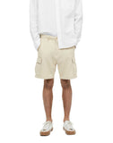 Regular Fit Linen-blend Cargo Shorts