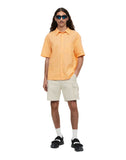 Relaxed Fit Short-sleeved Linen-blend Shirt